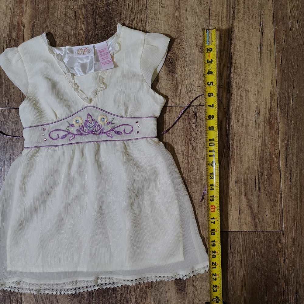 Bohochic Embroidered Fairycore Girls Top Size M 10/12 T61 - Picture 7 of 8